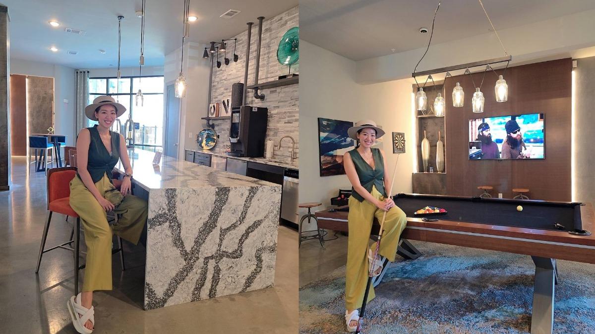 劉伊心美國豪宅內部裝潢曝。(圖／本人提供）