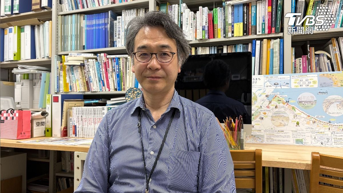 熊本大學先端科學研究部土木建築學系教授本間里見。（圖／游雅嵐攝）