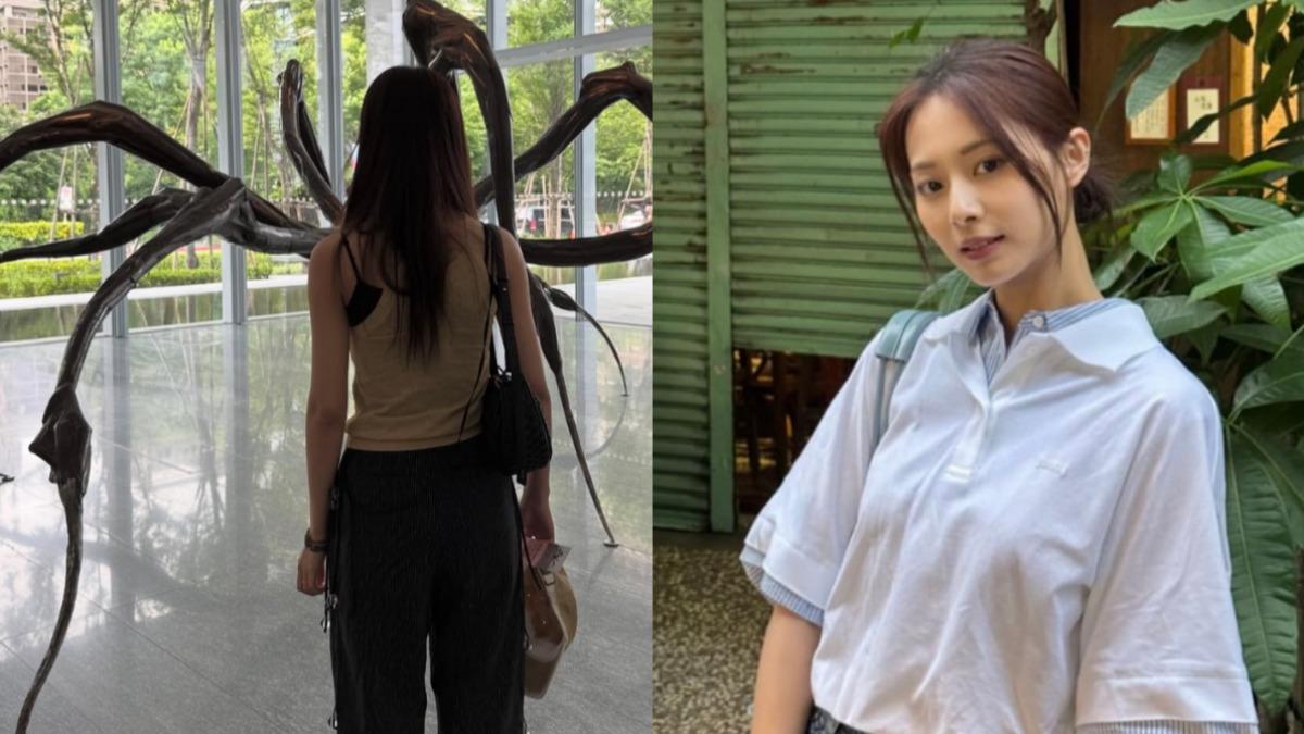 周子瑜近期返台休假，更到富邦美術館看展。（圖／翻攝自周子瑜IG）