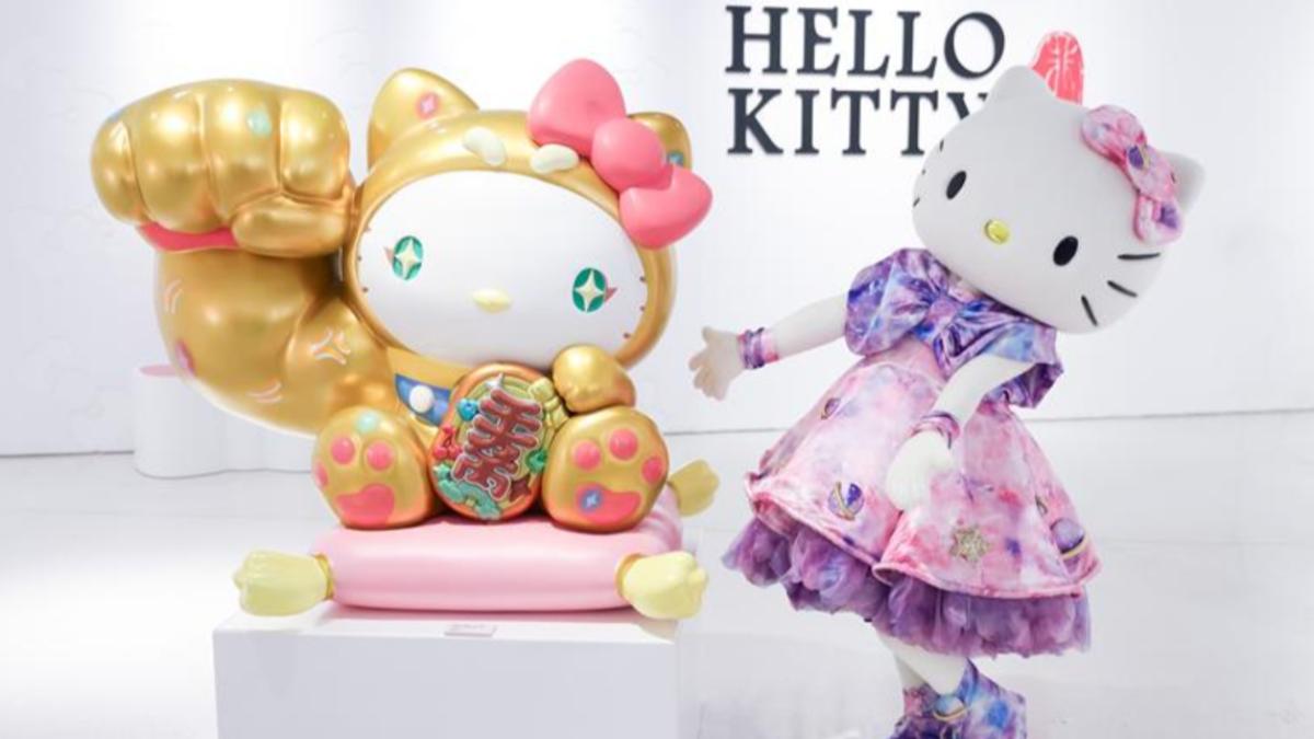 規模最大Hello Kitty光影展 科技藝術重新定義「萌系文化」