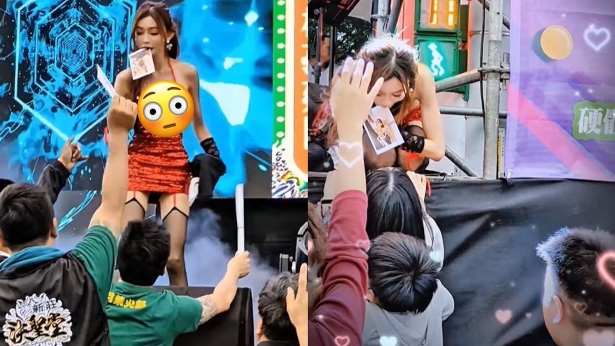 長瀨昆妮送福利，現場瞬間失控。（圖／翻攝自長瀨昆妮IG）