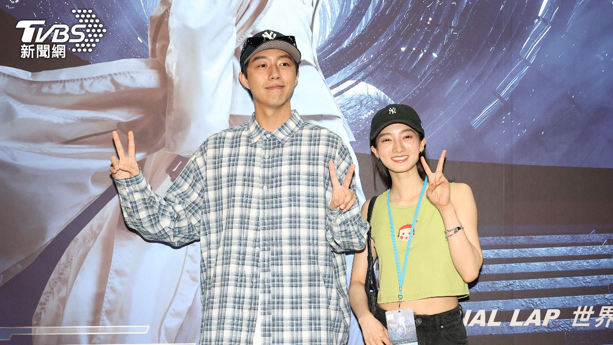 蔡凡熙以及韓寧。（圖／張哲鳴攝）