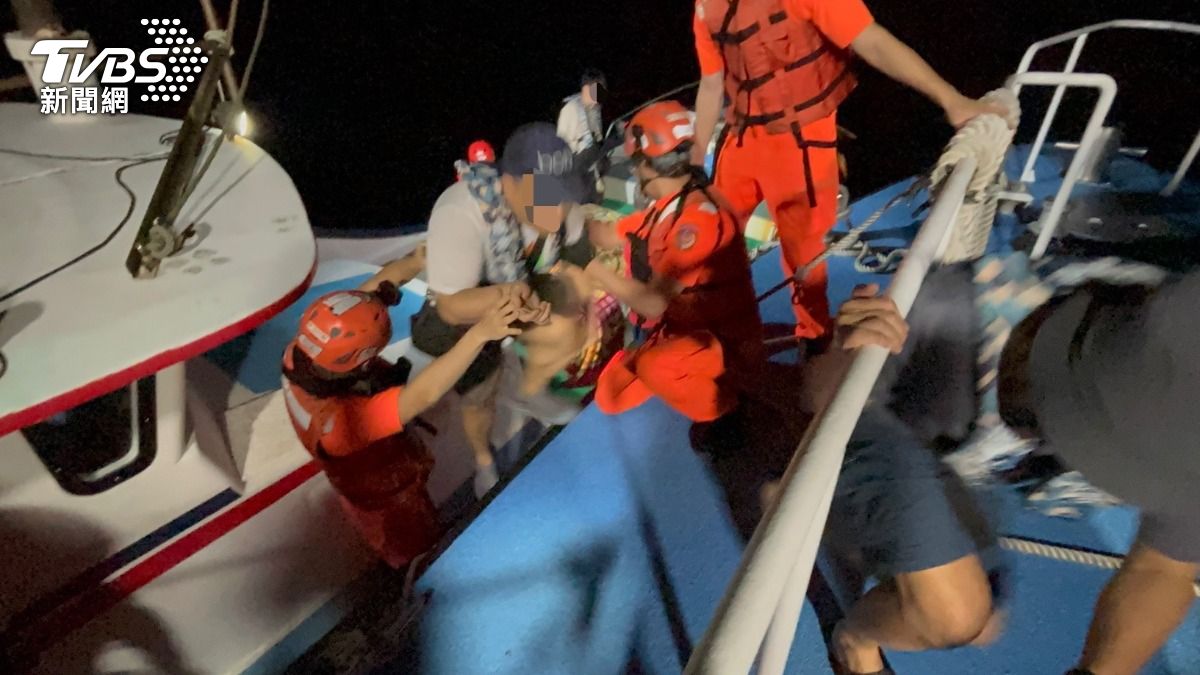 船上遊客來自台南，這次的套裝行程為員工旅遊。（圖／TVBS）