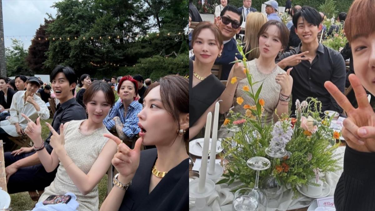 Min的婚禮星光熠熠，許多昔日JYP的同門都出席。（圖／翻攝自IG）