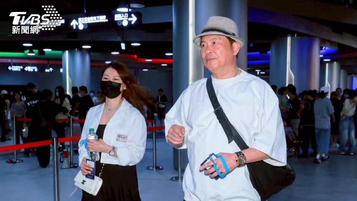 曾國城來觀看林俊傑演唱會。（圖／趙世平攝）