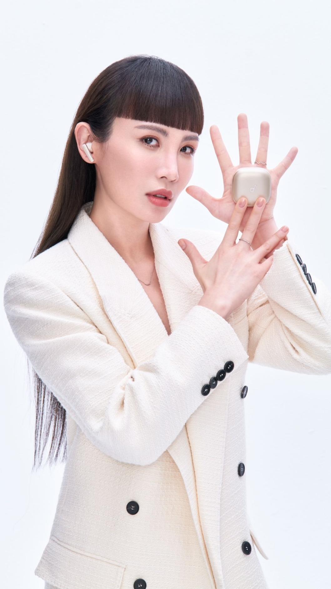 魏如萱受邀擔任耳機品牌大使。（圖／soundcore提供）