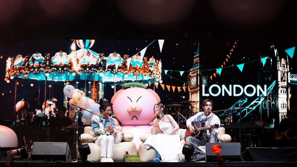 告五人曾前往倫敦巡演，當時許願去艾比路錄音室做專輯。（圖／相信音樂提供）