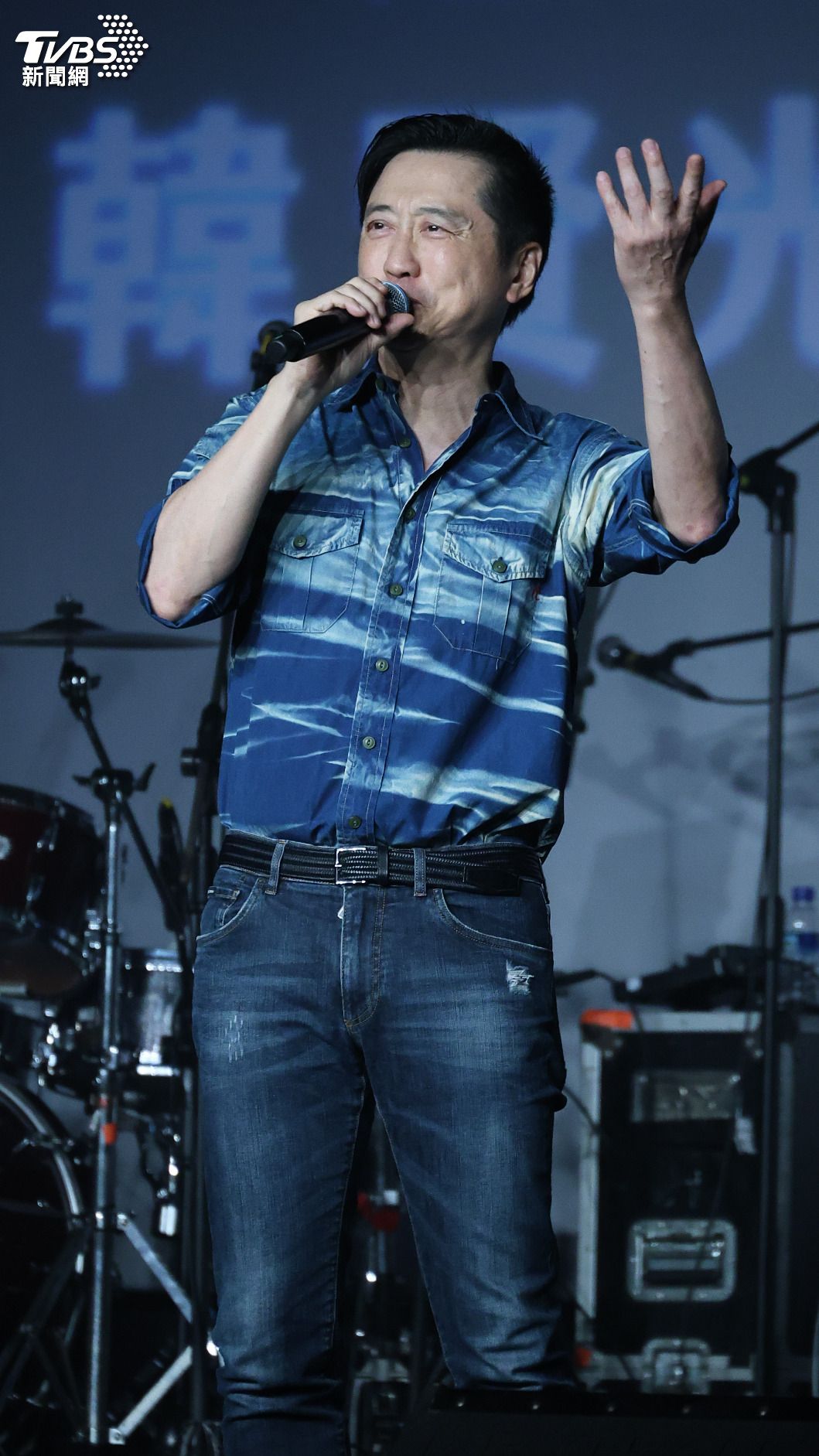 哈林自嘲在韓賢光眼裡，自己只是個愛說大話的小夥子。（圖／張哲鳴攝）