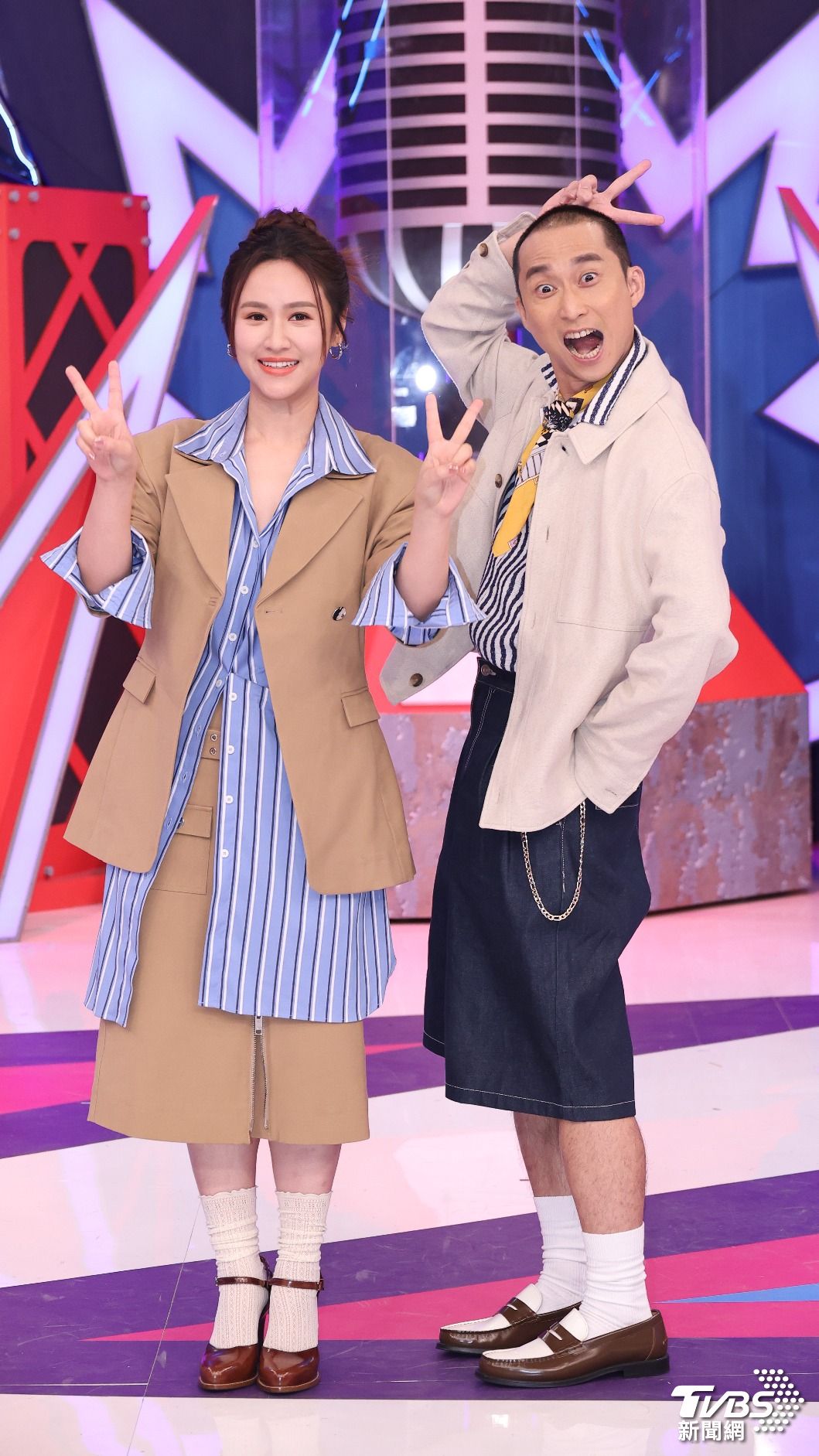 吳姍儒和浩子出席記者會。（圖／張哲鳴攝）