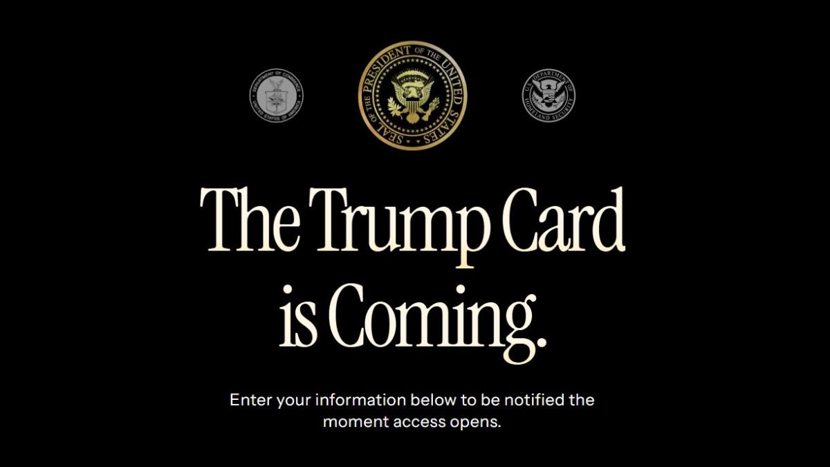 美國總統川普的「金卡」簽證計畫，網站正式上線。（圖／翻攝自 trumpcard.gov）