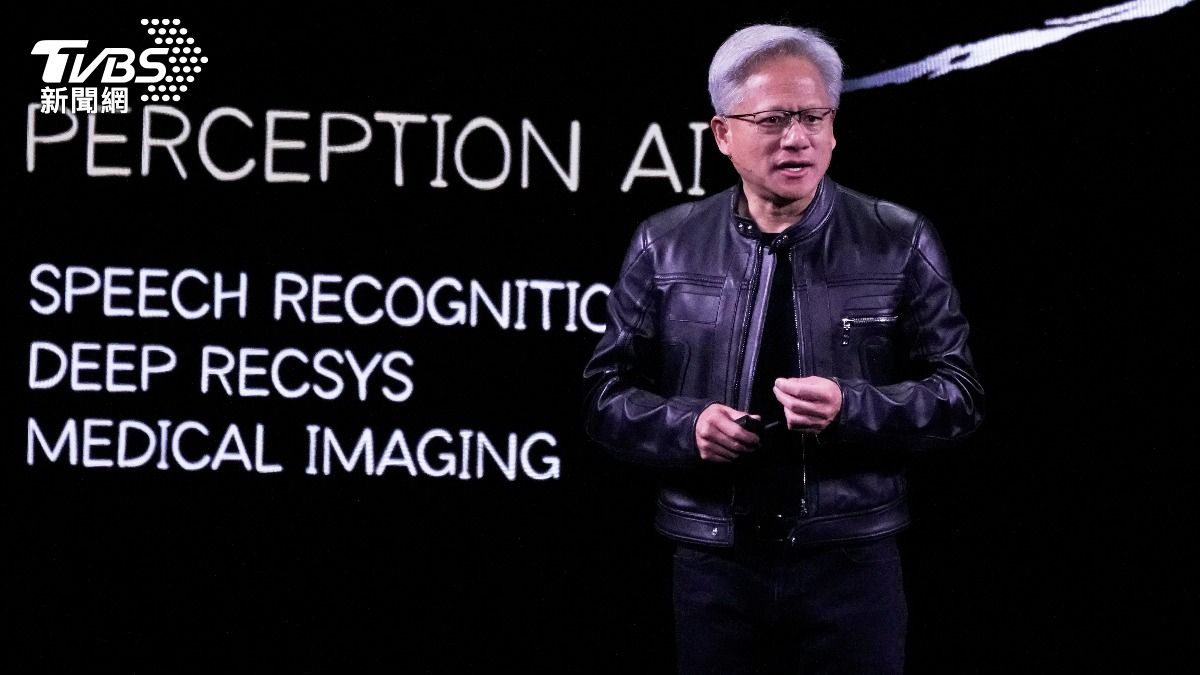 Jensen Huang unveils massive European AI expansion project (TPG PHOTO) NVIDIA announces world’s first Industrial AI Cloud in Europe
