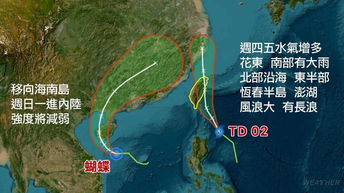 蝴蝶颱風生成