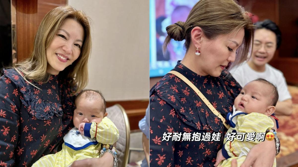 康子妮出席彌月宴自嘲升格「婆婆等級」。（圖／翻攝自小紅書）