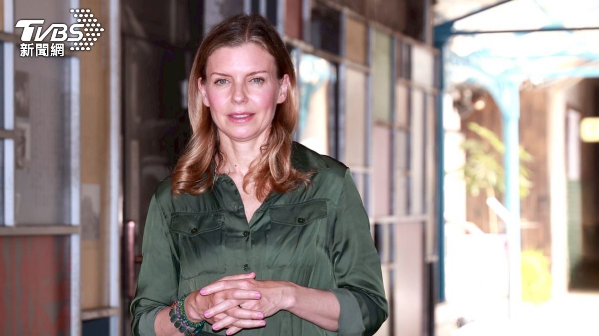 《看不見的國家》導演葛靜文暢聊貼身訪問台灣前總統蔡英文。（圖／記者黃城碩攝影）