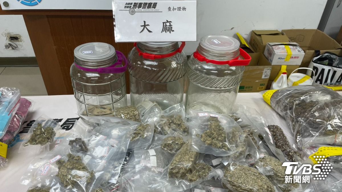 夫妻將2級毒品六氫大麻己酚摻入糖果原料，製成大麻軟糖。（圖／TVBS）