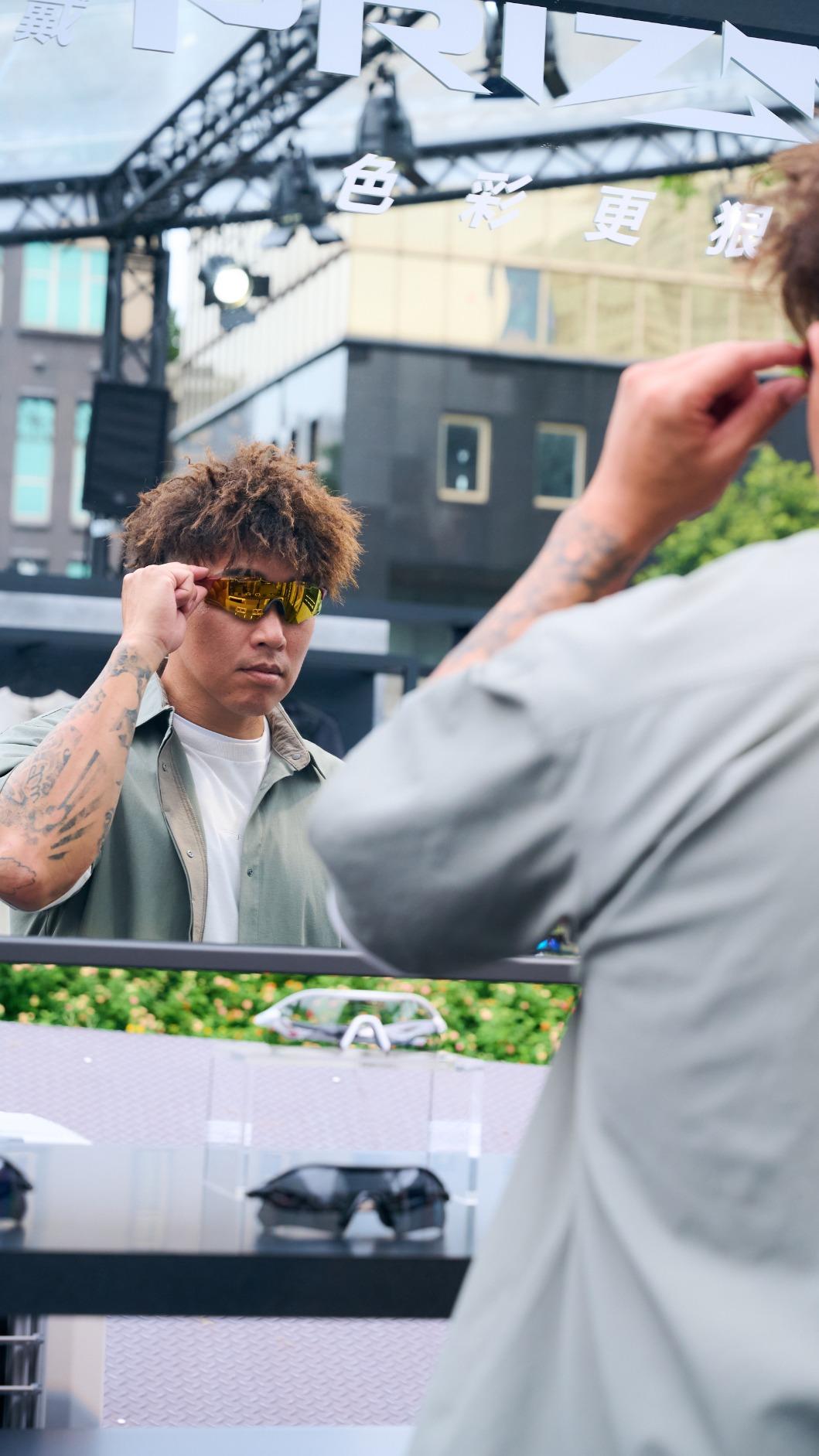 郭泓志出席運動品牌活動。(圖/Oakley提供)