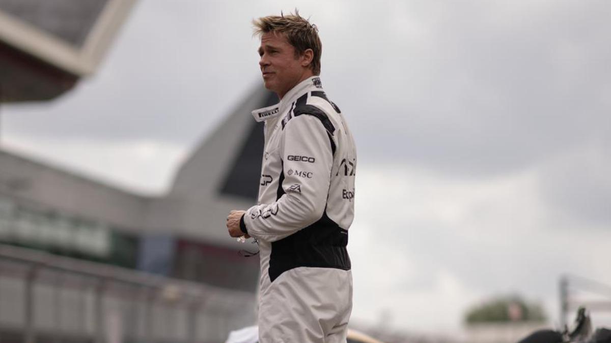 布萊德彼特主演《F1電影》即將熱烈上檔。（圖／華納兄弟提供）