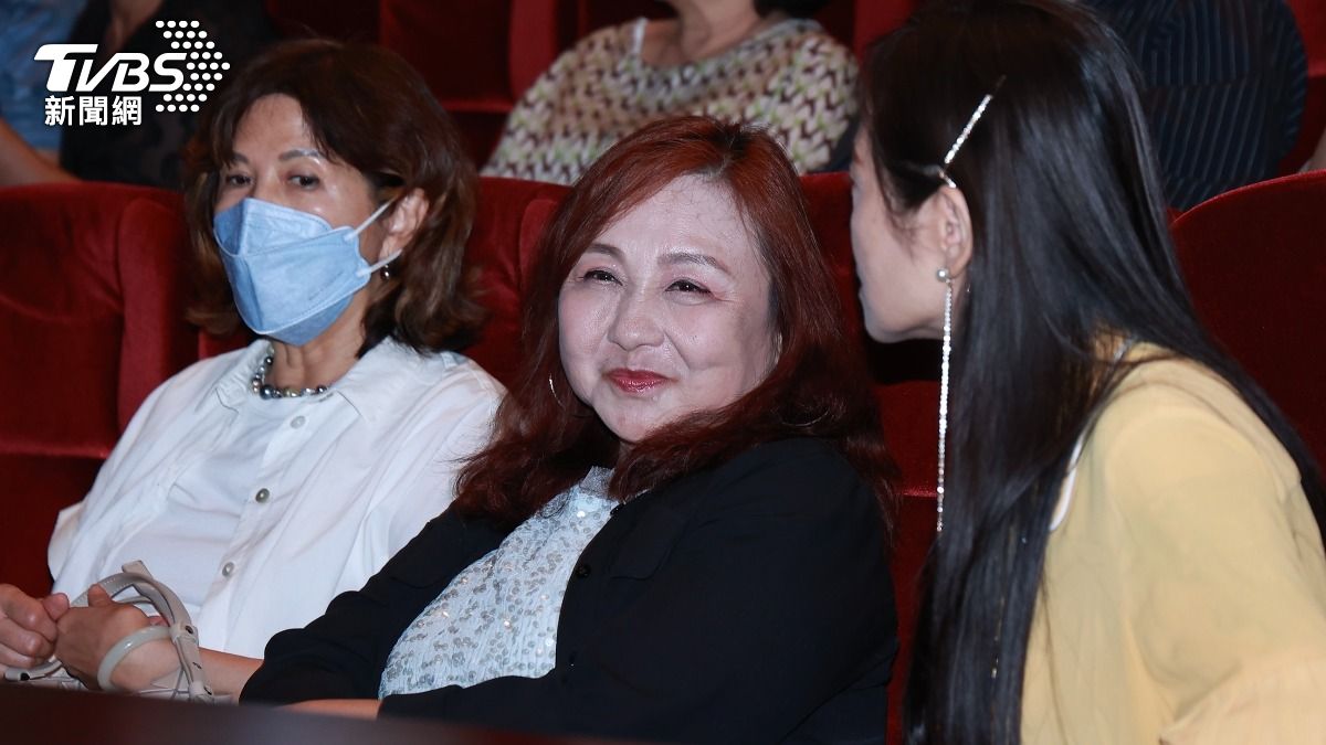 鄭怡到場觀看。（圖／黃城碩攝）