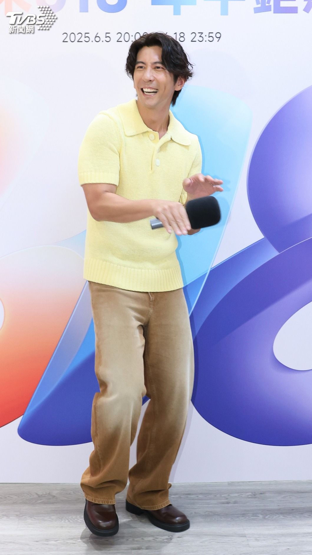 修杰楷大跳Rosé韓團舞。（圖／張哲鳴攝）