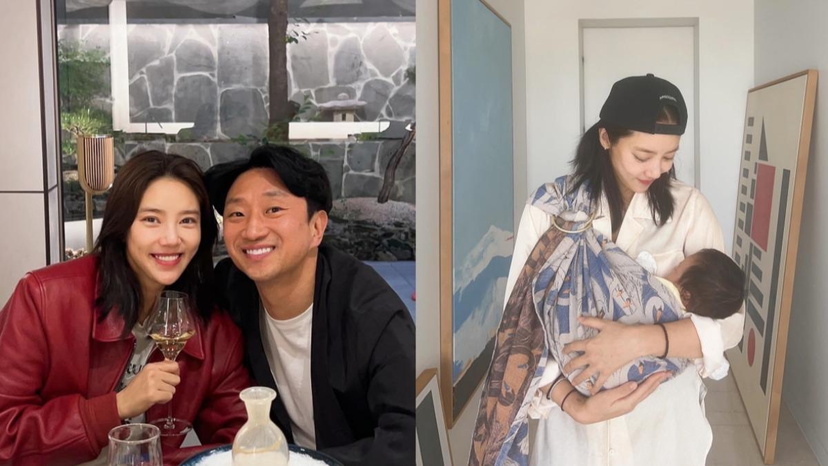 孫淡妃2022年嫁給先生李奎爀，2024年生下一女。（圖／翻攝自孫淡妃IG）