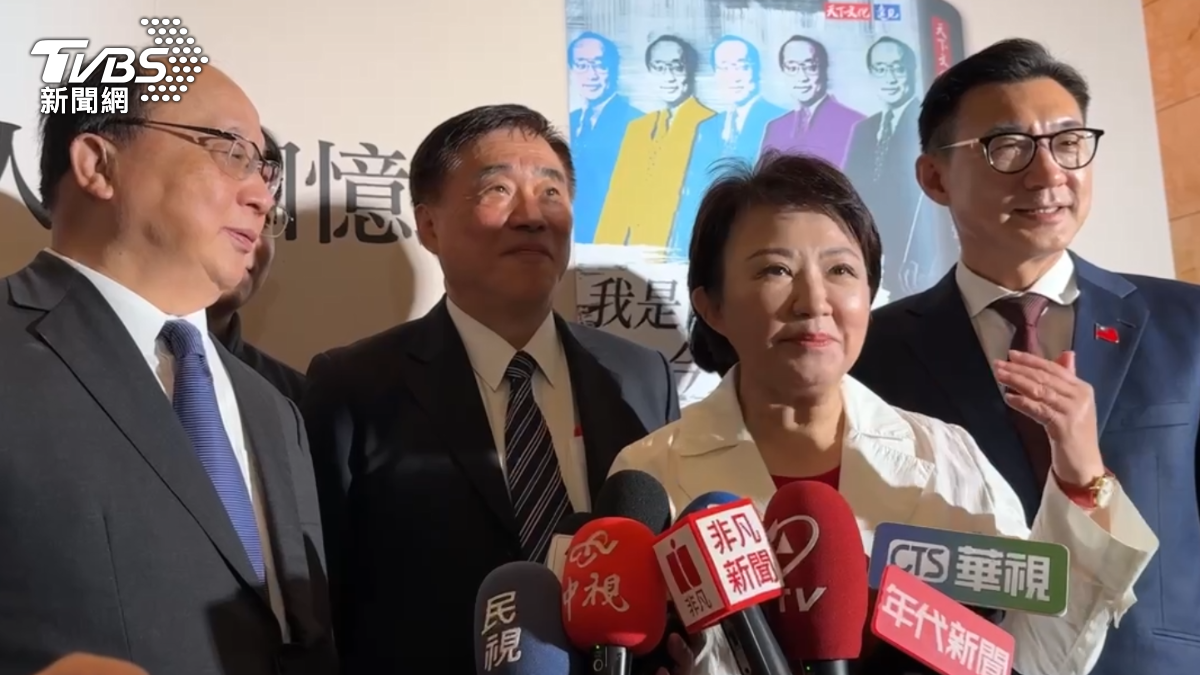 胡志強大讚盧秀燕是明日之星。（圖／陳祁攝）