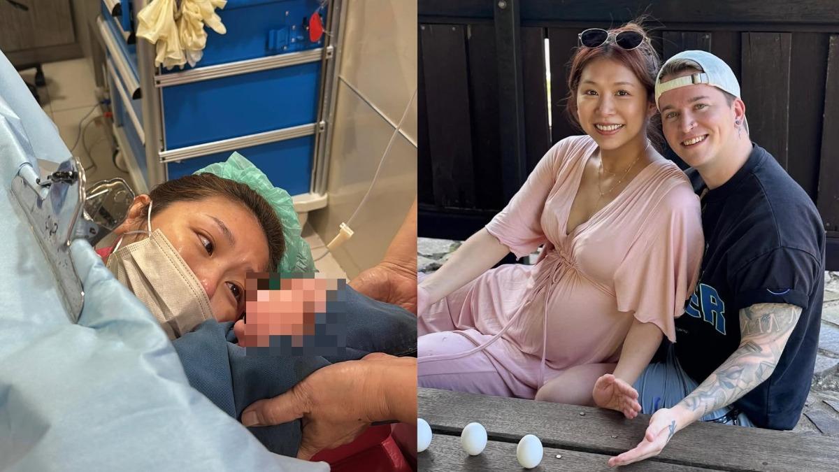 《黑澀會》女星生了！懷胎40週「吃全餐」剖腹　淚喊：一切都值得