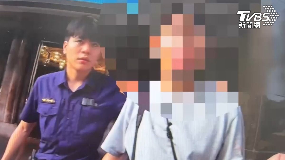 賴男被逮時還感到意外。（圖／TVBS）