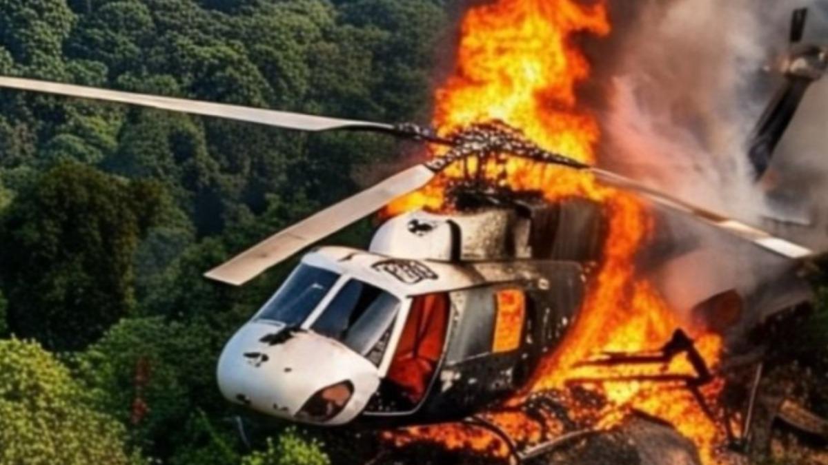 快訊／印度才死亡空難！今直升機墜毀變火球　7人全罹難