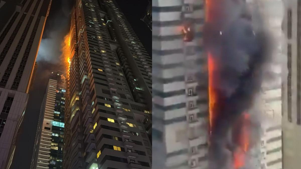 杜拜深夜火警！67層大樓串燒6小時　近4千人急逃「無人傷亡」