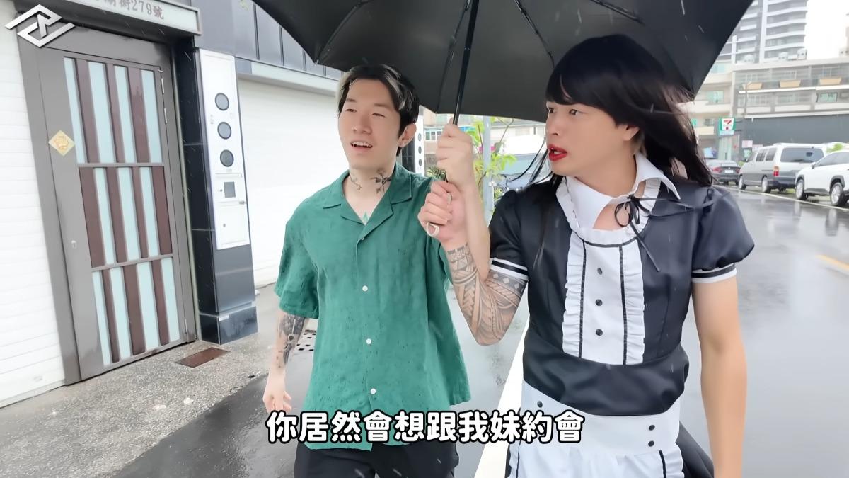網紅儒哥（右）與尼克星（左）。（圖／翻攝自Ru儒哥YT）