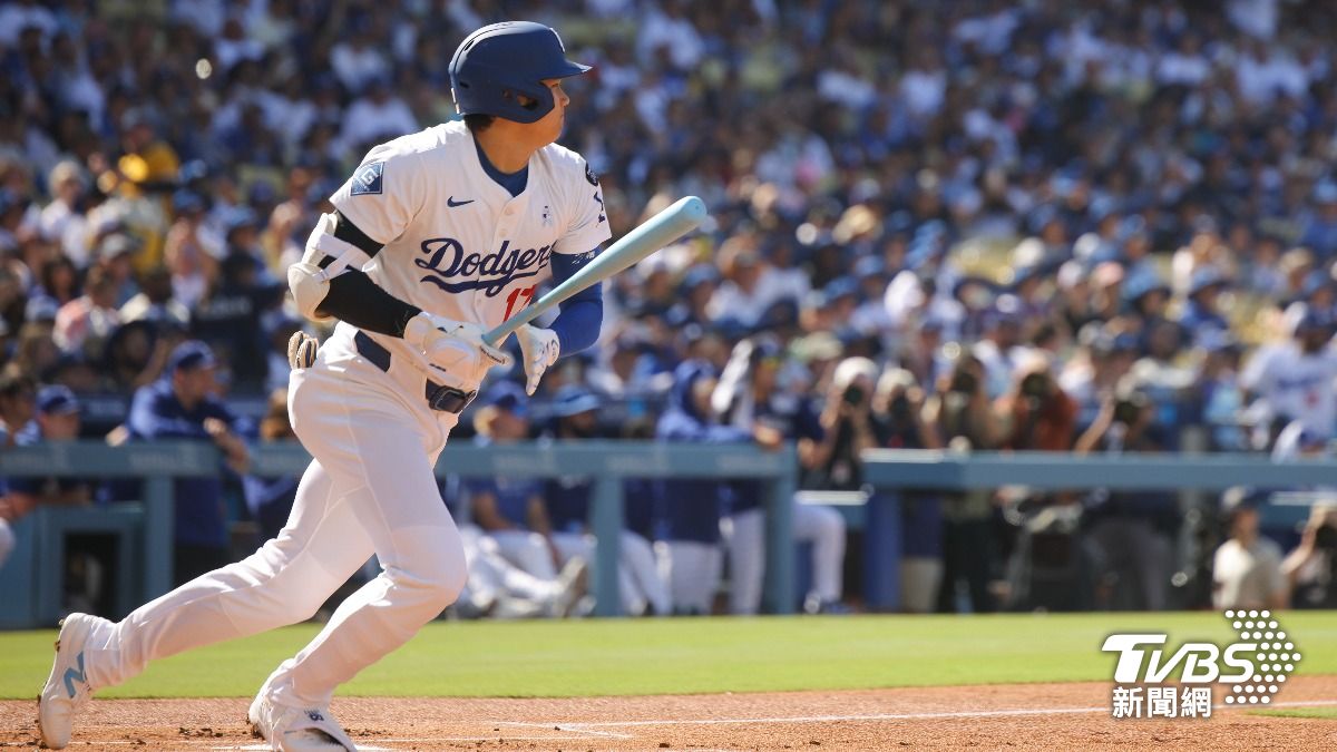 大谷翔平繳出3-3、1保送的100％上壘率好表現。（圖／達志影像美聯社）