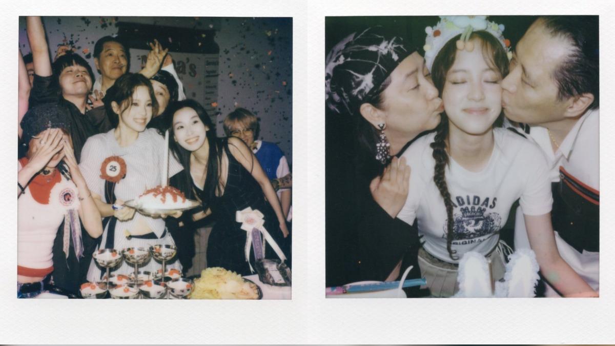 歐陽娜娜的生日派對除了好友與粉絲的祝福外，更驚喜迎來全家人快閃上海的溫暖陪伴。（圖／翻攝自歐陽娜娜IG）