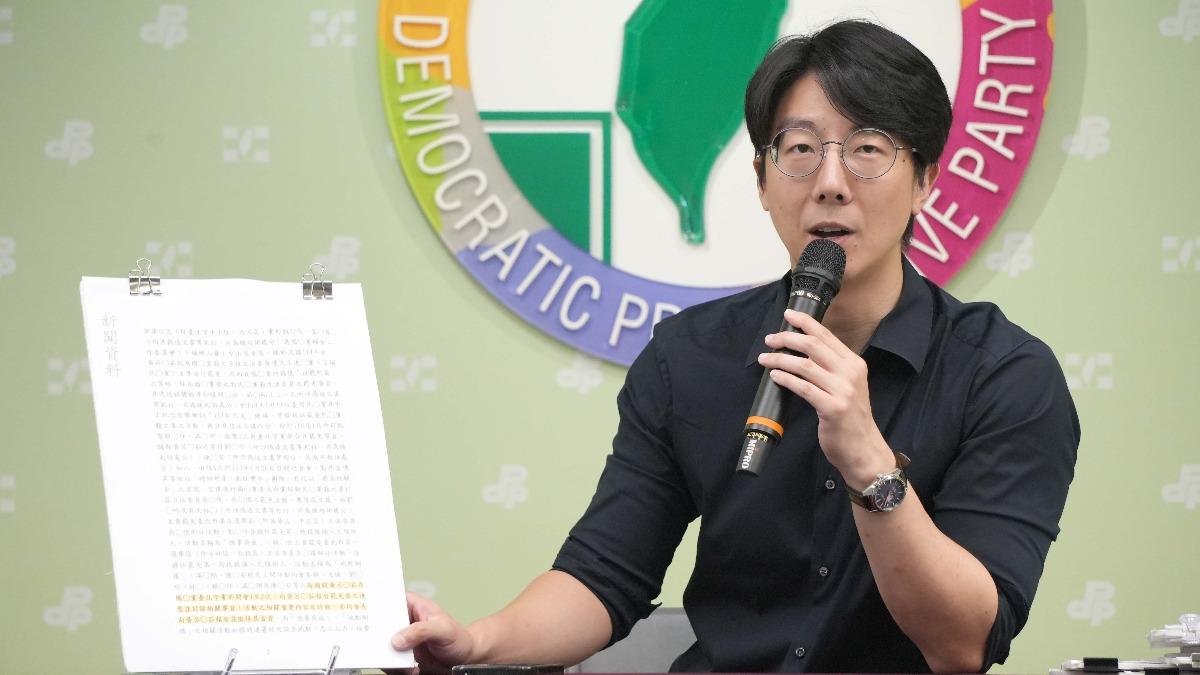 民進黨發言人吳崢。（圖／民進黨提供）