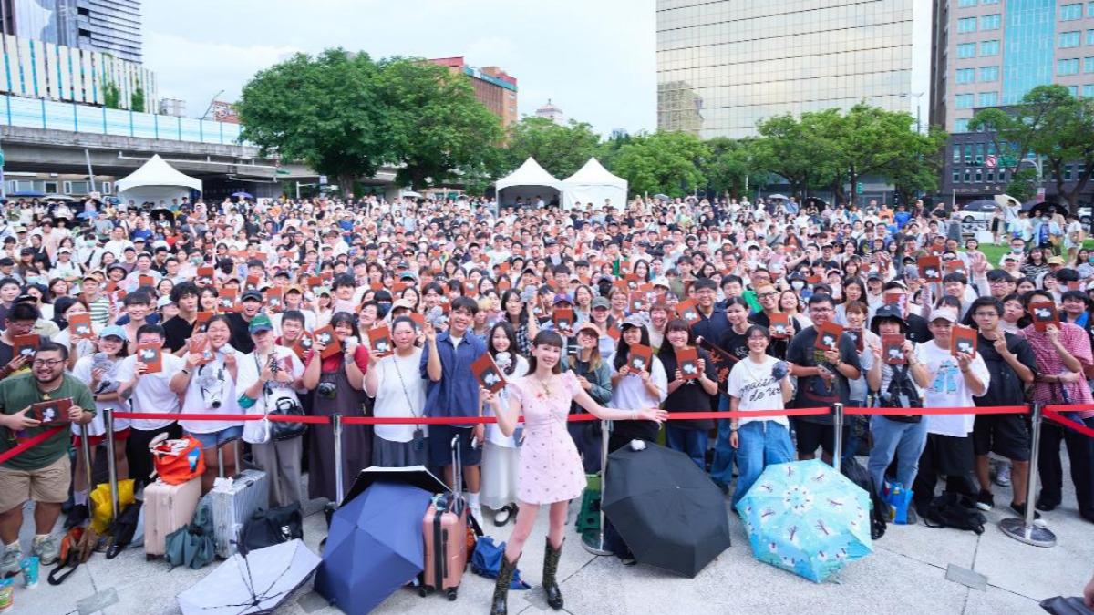 魏如萱日前北高簽唱會大獲成功。(圖/好多音樂提供)