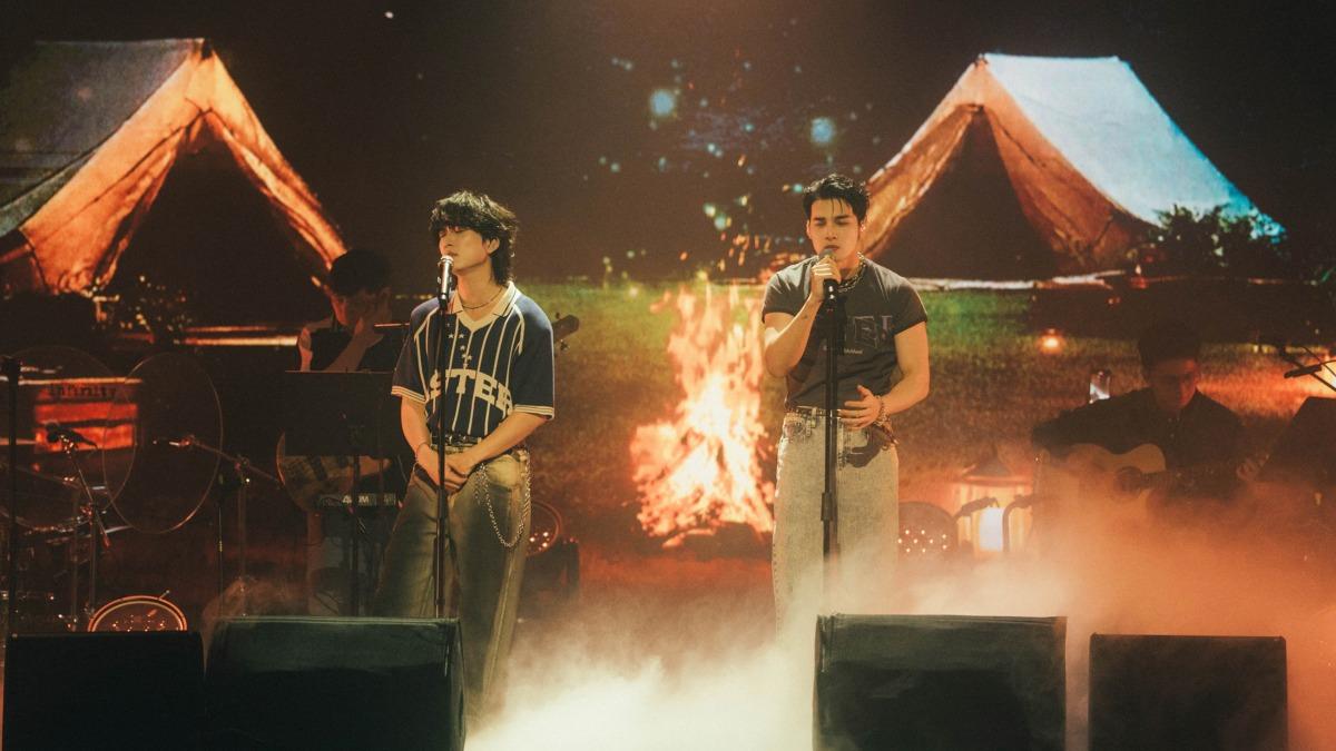 邱鋒澤、黃偉晉打造「圖書館」哏卻意外搞到自己。（圖／原音娛樂提供）