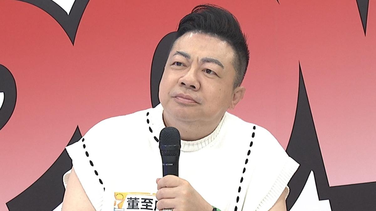 董至成分享之前跟胡瓜主持的經驗。（圖／中天提供）
