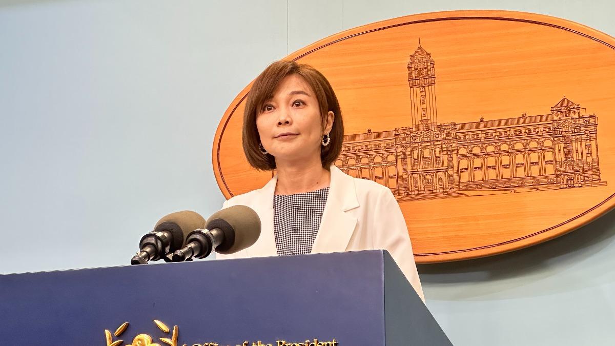 總統府發言人郭雅慧。（圖／潘袁詩羽攝）