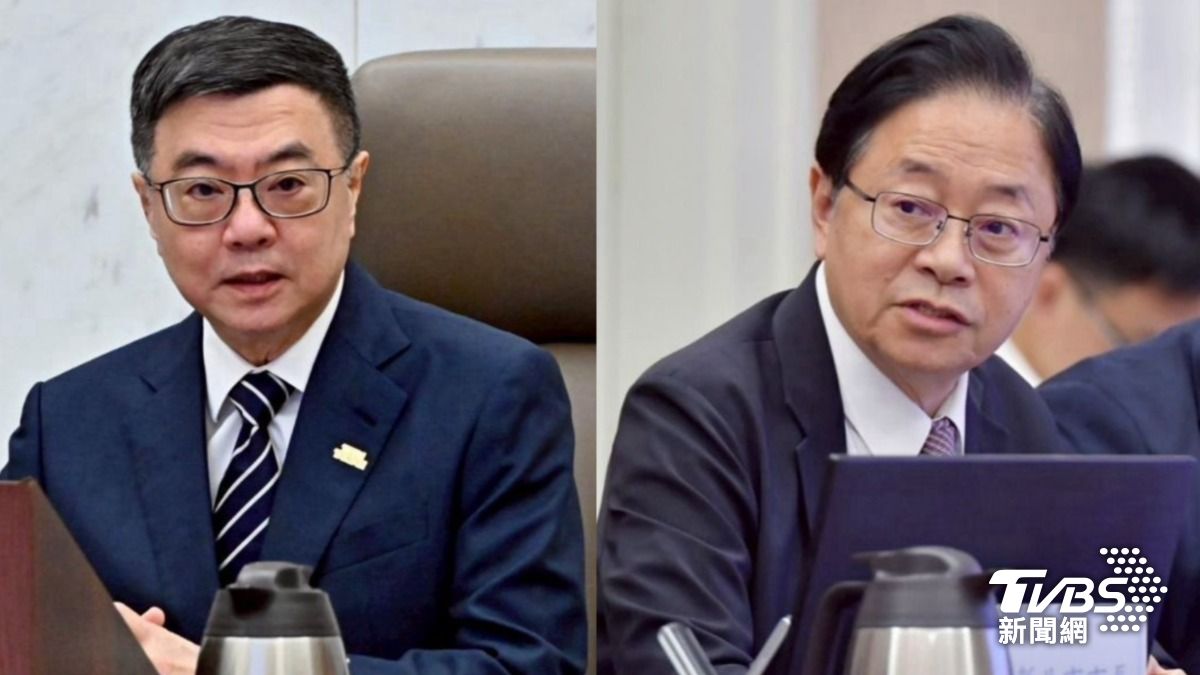 桃園市長張善政昨（17）日下午率副市長蘇俊賓親赴行政院拜會行政院長卓榮泰。（組合圖／TVBS）