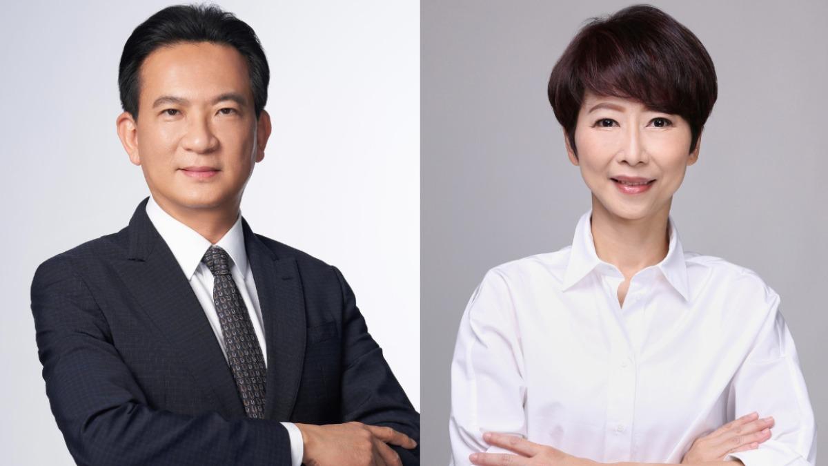 綠委林俊憲、陳亭妃角逐民進黨2026台南市長初選。（圖／林俊憲臉書、陳亭妃臉書）