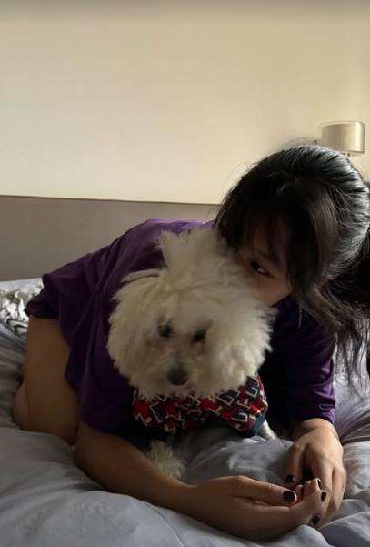 對梧桐妹來說，miu miu是她的家人。（圖／翻攝自梧桐妹IG）