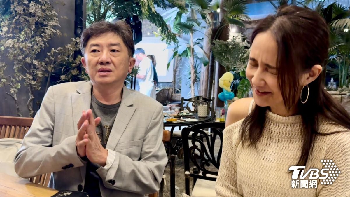 何妤玟幫忙逼問彭華幹的健康狀況。（圖／林彥君攝）