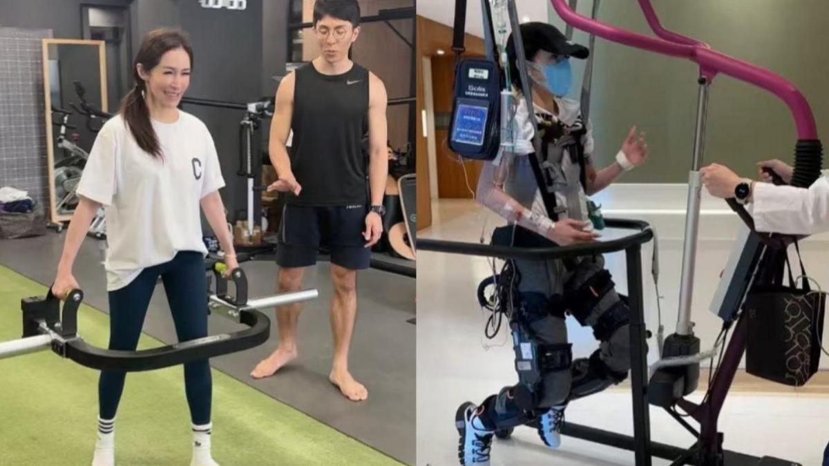 蕭亞軒2022年因髖關節骨折停工，歷經多次手術與復健。（圖／翻攝自蕭亞軒IG）