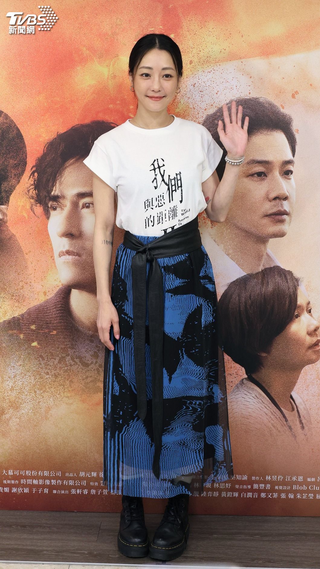 《與惡2》謝欣穎吐回阿公遺產被罵笨。（圖／張哲鳴攝）