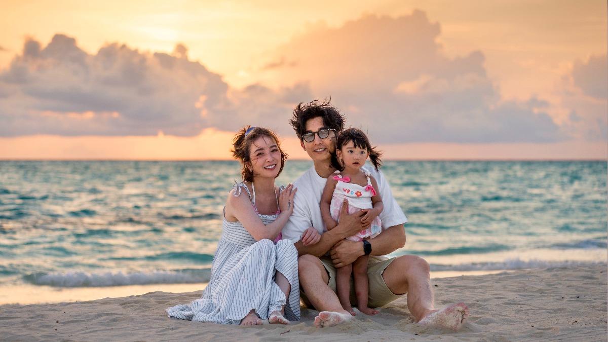 許維恩、王家梁帶上女兒二度蜜月。（圖／維恩原創提供）