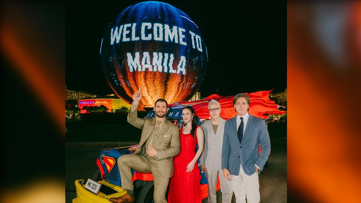 《超人》團隊前進馬尼拉記者會展開一連串宣傳。（圖／華納兄弟提供）
