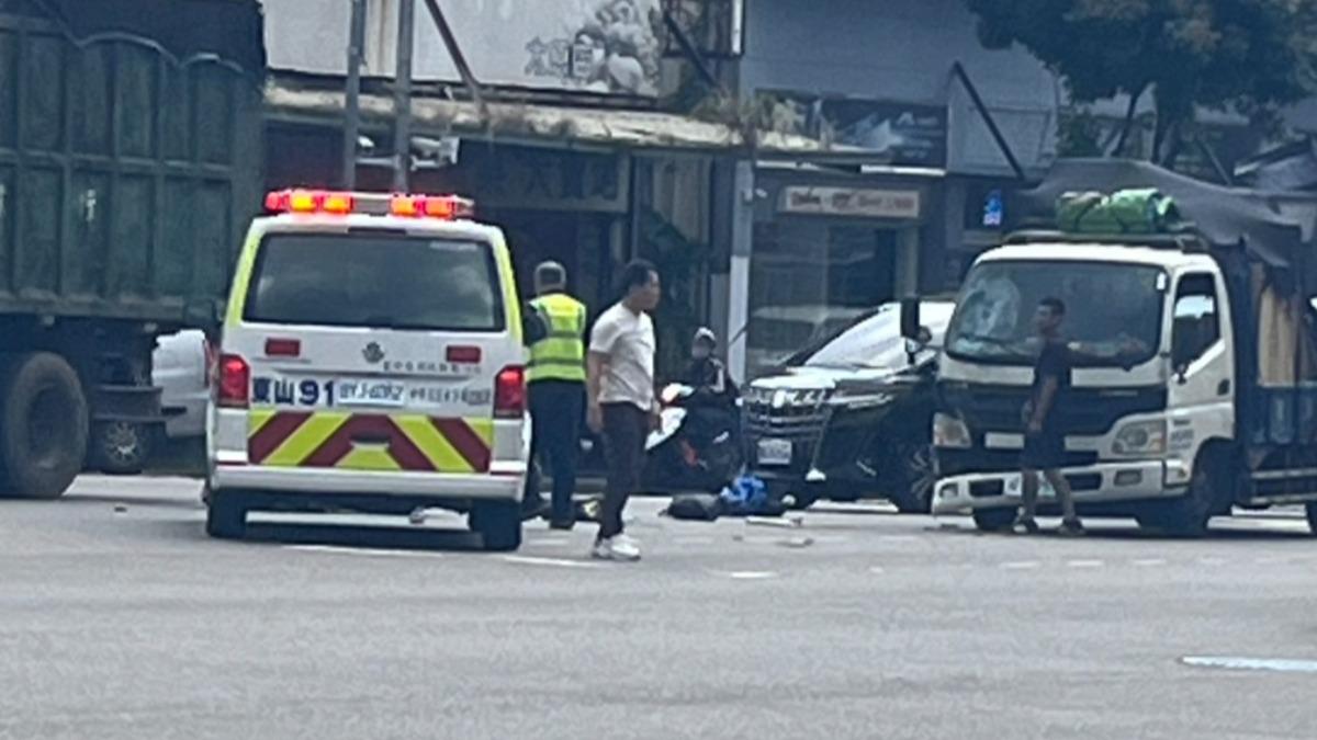 台中市北屯區今（20）日下午14時發生一起死亡車禍。（圖／民眾提供）