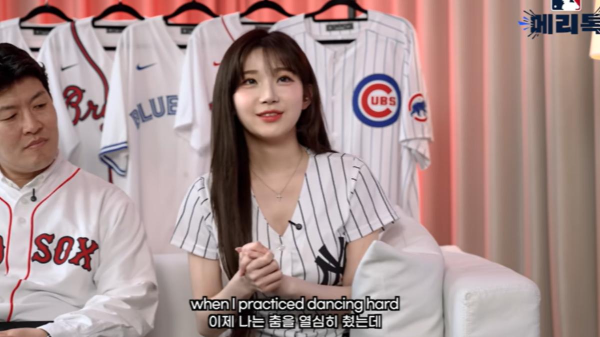 李珠珢為不負網友期待非常努力。(圖／翻攝自MLB Korea (MLB 코리아)YT頻道）