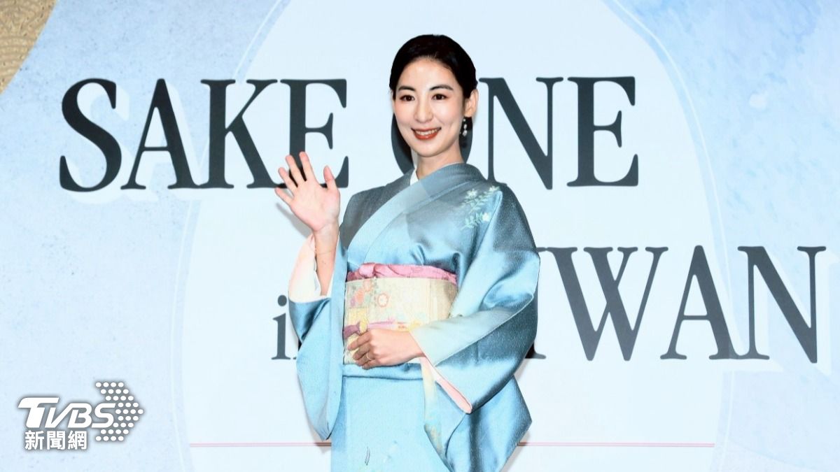 大久保麻梨子今（21）日出席日本清酒盛會。（圖／趙世平攝）