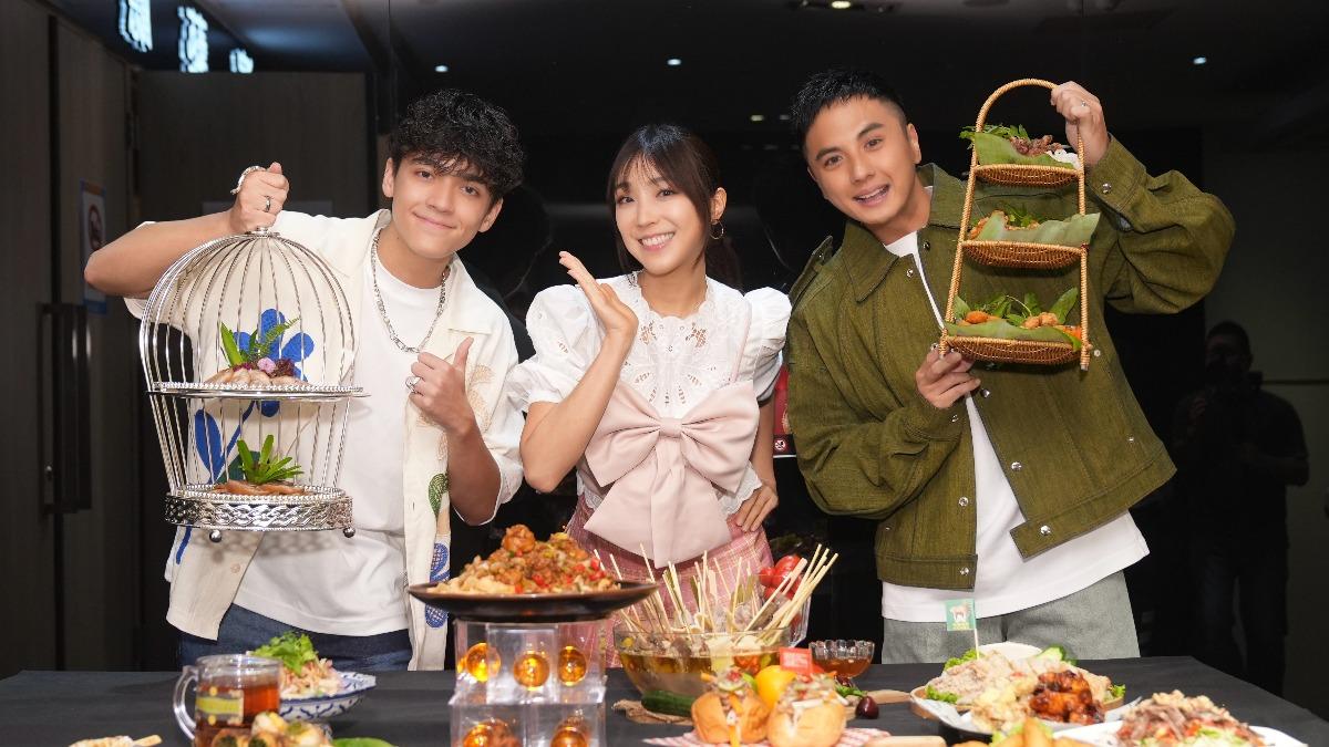 Dylan(左起)、梁舒涵、曾子余。(圖/寬寬整合行銷提供)