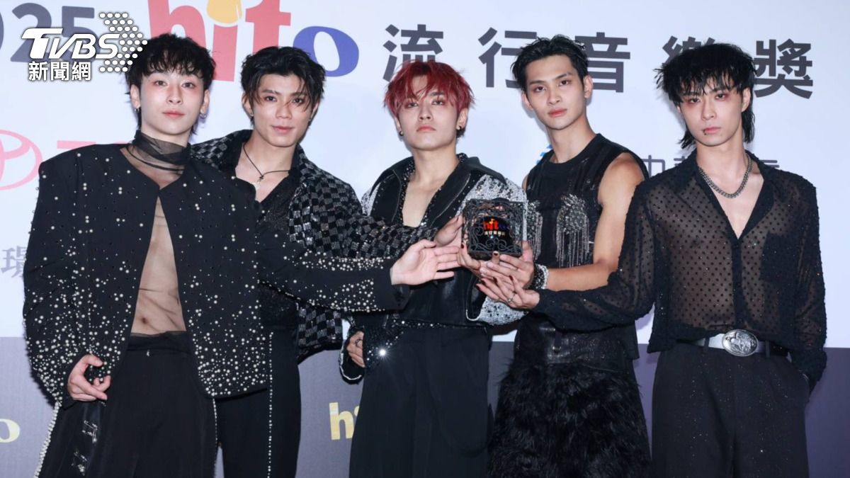 FEniX拿下「潛力唱跳團體」。（圖／張哲鳴攝）